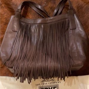 FRYE ray fringe purse BRAND NEW never worn or carried!!